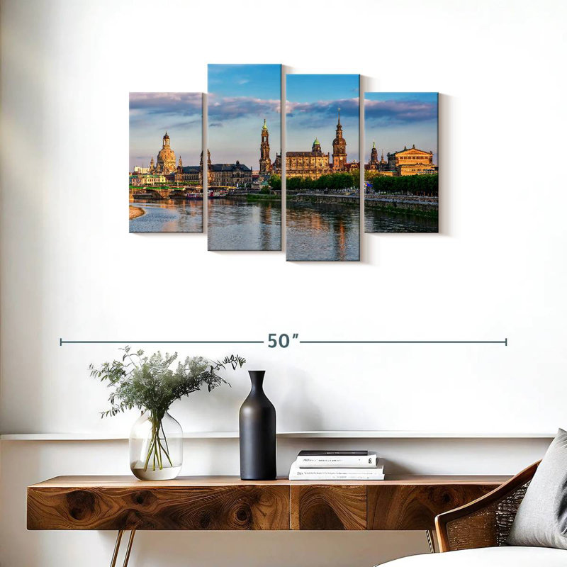 Paysage urbain Nicci Dresden, H 22 po x l 36 po