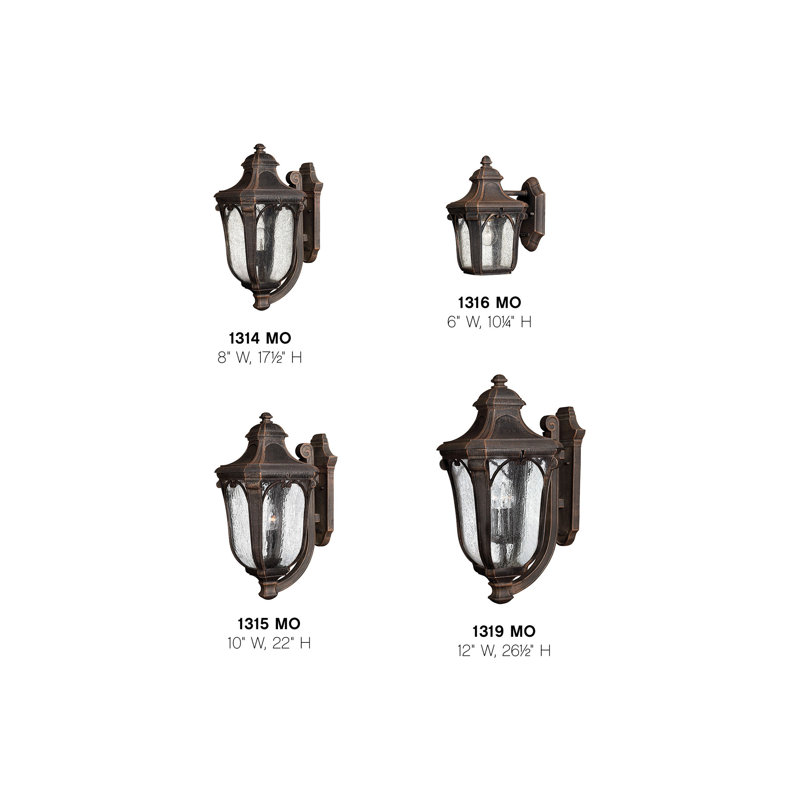 Cloee Outdoor Wall Lantern, Museum Black, Incandescent