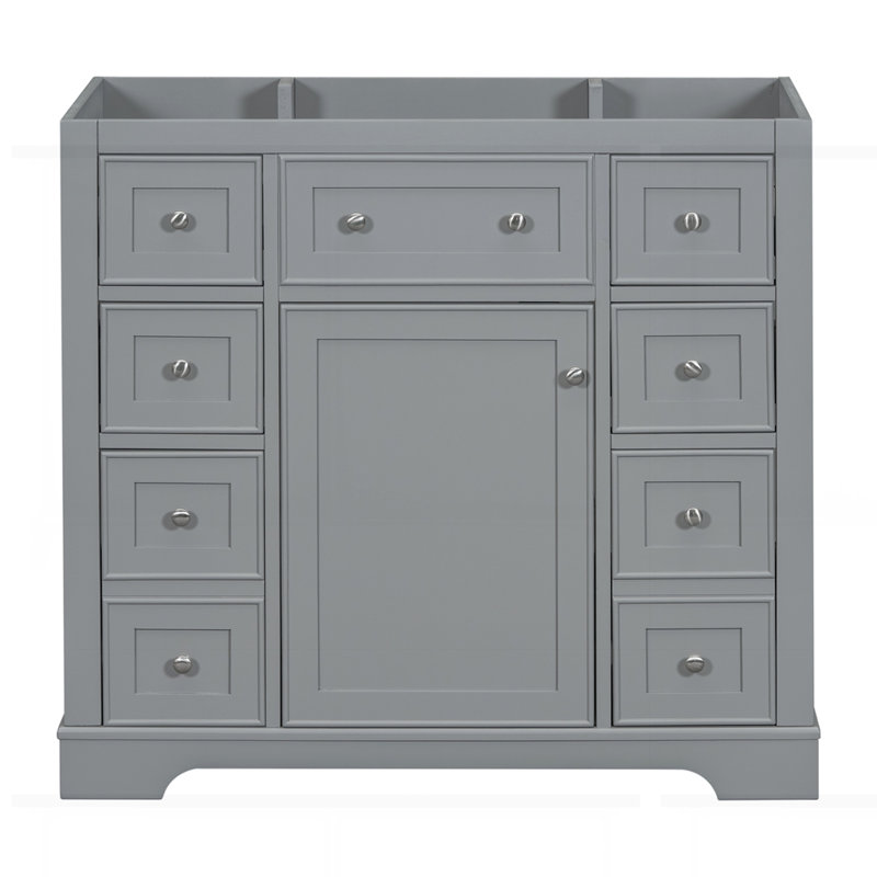 Meuble-lavabo 36 po sans lavabo, Gris