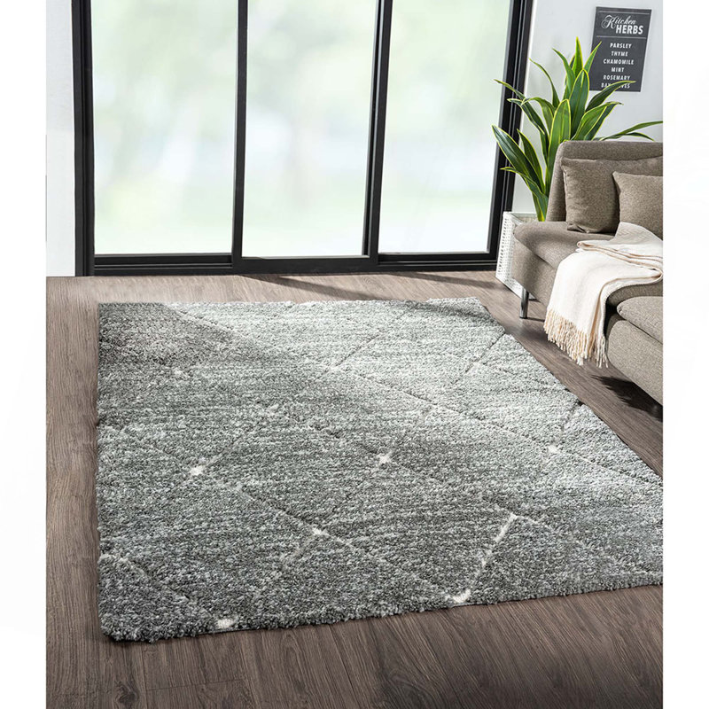 Tapis gris et crème Talas