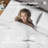 Full Size Waterproof Mattress Protector, Microfiber, 16" Deep Pocket Smooth Fitted Cover, Soft Breathable & Noiseless, Vinyl-Free Machine Washable, White-125289727-125289725