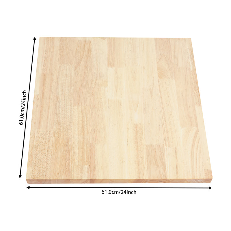 Rectangular Countertop NOT INCLUDING SHELVES, 1.50" H x 24" W x 24" W D