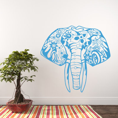 Décalcomanie murale éléphant yoga Litton