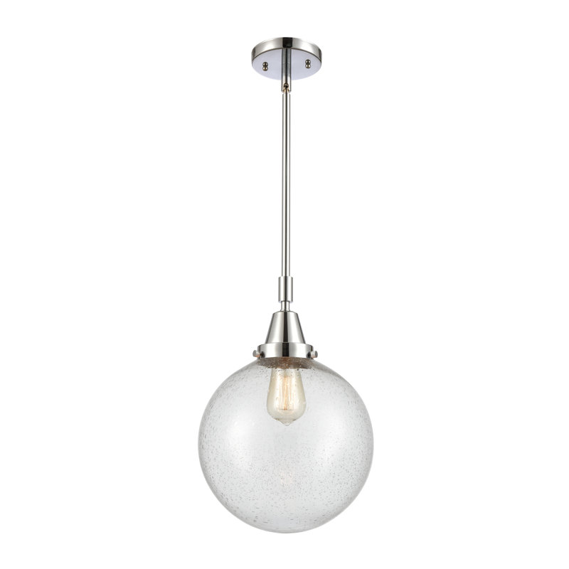 Luminaire suspendu à 1 lumière Lorri, H 44,88 po x l 10 po x P 10 po, Ampoule non incluse, Chrome poli