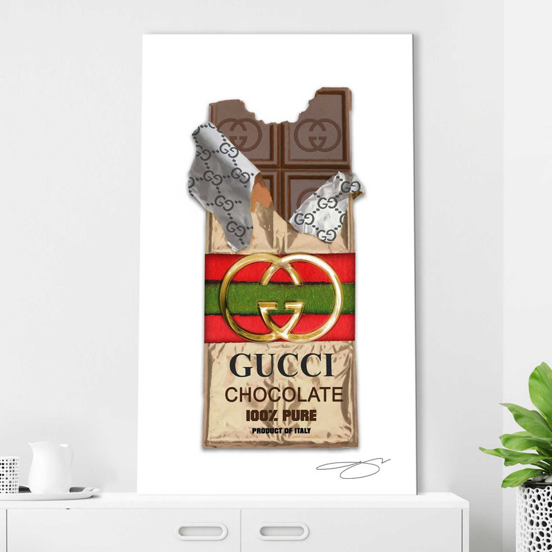«Craving Gucci (Vertical)» par Jodi - impression, Toile tendue, H 60 po x l 36 po x P 1,5 po