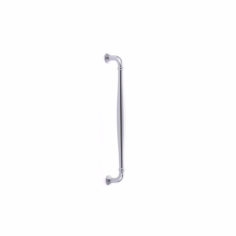 Poignée électroménager Emtek Blythe (fixation en surface dissimulée), Chrome poli, 12 po d'un centre à l'autre