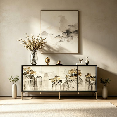 Chinese-style modern minimalist sideboard