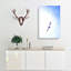 Flying Seagull Abstract - Wrapped Canvas-56643234