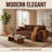 81.8"Modern Style Square Arm Sofa-1833124675