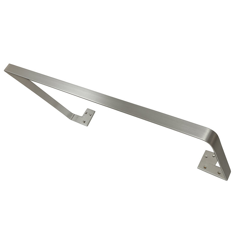 Aqua Towel Bar, Brushed Stainless Steel