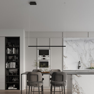 1 - Light Black Kitchen Island Pendant