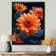  «Orange Green Autumn Blaze Mums - Mums, art mural-1245516688-1245516712