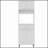 Santa Maria 1-Drawer 1-Shelf Modern Pantry with Adjustable Metal Legs for Enhanced Storage and Style