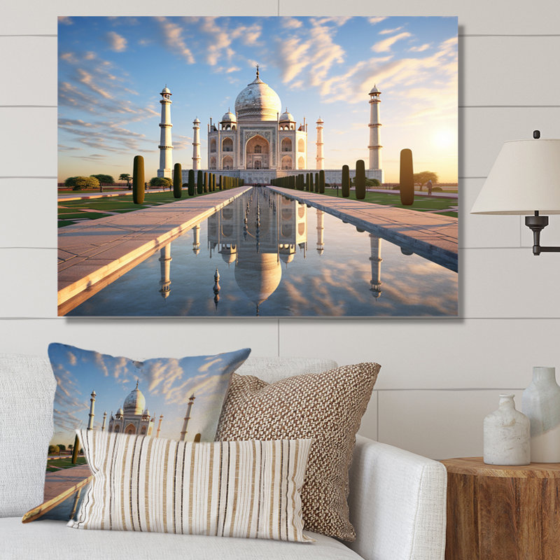 Islam Art Taj Mahal I, H 34 po x l 44 po x P 1,5 po, Toile tendue