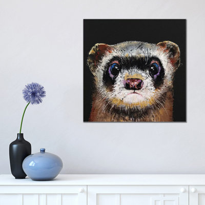 Ferret by Michael Creese - Wrapped Canvas Print