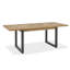 Phillippi Extendable Metal Base Dining Table-952842822