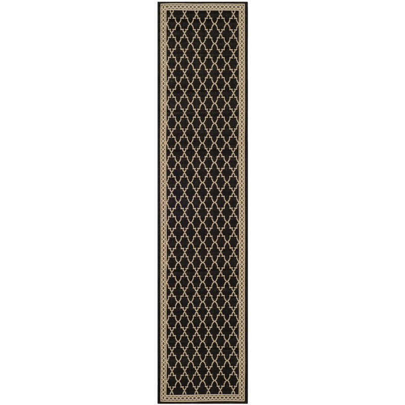 Carolino Performance Geometric Rug, Runner 2'3" x 12'