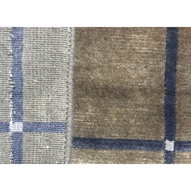 Hand-Knotted High-Quality Gray Area Rug