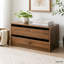 Armoire de rangement empilable avec 2 tiroirs