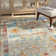 Hartell Oriental Blue/Orange/Red Area Rug