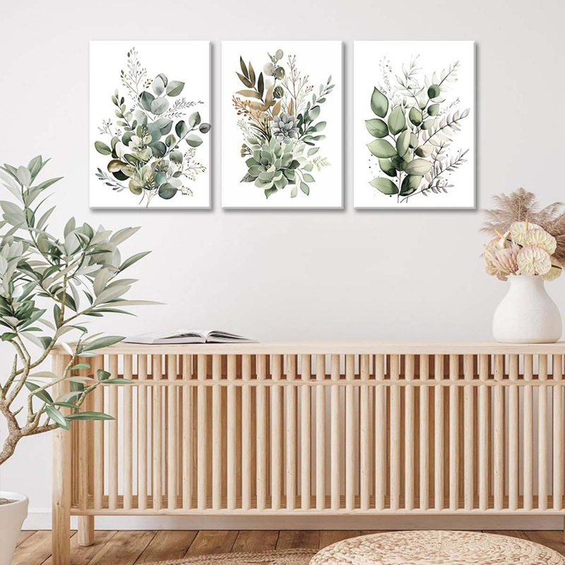 3 Piece Wrapped Canvas Print, 40 cm H x 30 cm W