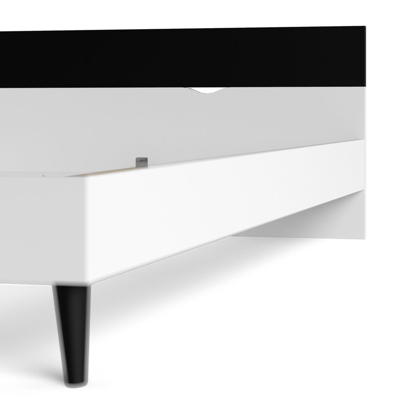 Myrasol Bed, White/Black, Super King (6')