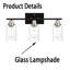 Lampe murale pour meuble-lavabo