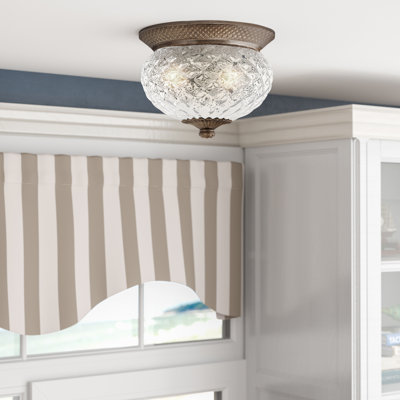 Plantation 2 - Light 12" Flush Mount