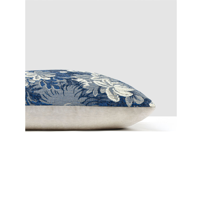 Throw Square Pillow Cover & Insert, Blue Shadow