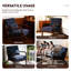 Fauteuil Mid-Century moderne, fauteuil d'appoint avec structure en bois massif et coussin lombaire amovible pour le salon, la chambre à coucher, le bureau-1895847200-1895847206