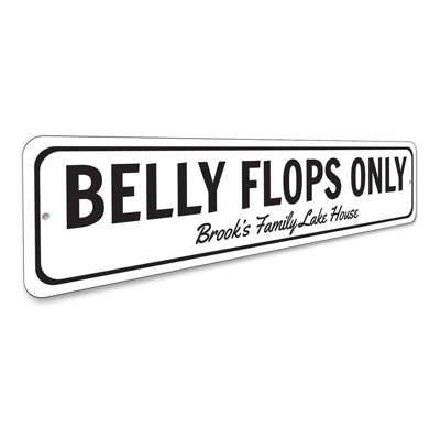 Enseigne Belly Flops Only