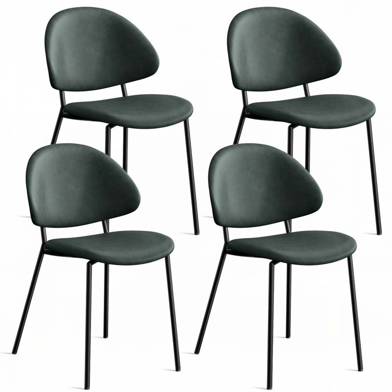 Chaise rembourrée Teddy, Brun