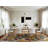 Machine Washable Botanical Gray Area Rug-1702325653