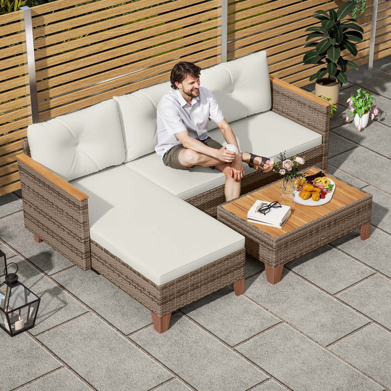 Modular Sofa, Khaki, Cream