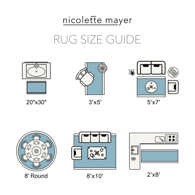 Floral Area Rug, Black White, Rectangle 1'8" x 2'6"