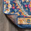 Lathan Power Loom Blue/Yellow/Cream Rug-1636148561