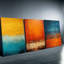 3 Piece Wrapped Canvas Print-2093314455