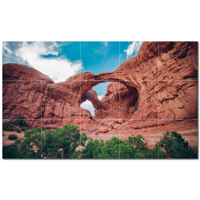 6'' x 6'' Satin Ceramic Decorative Mural