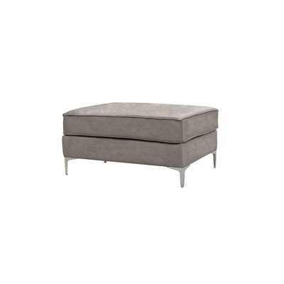 Georgio 93cm Wide Velvet Rectangle Ottoman