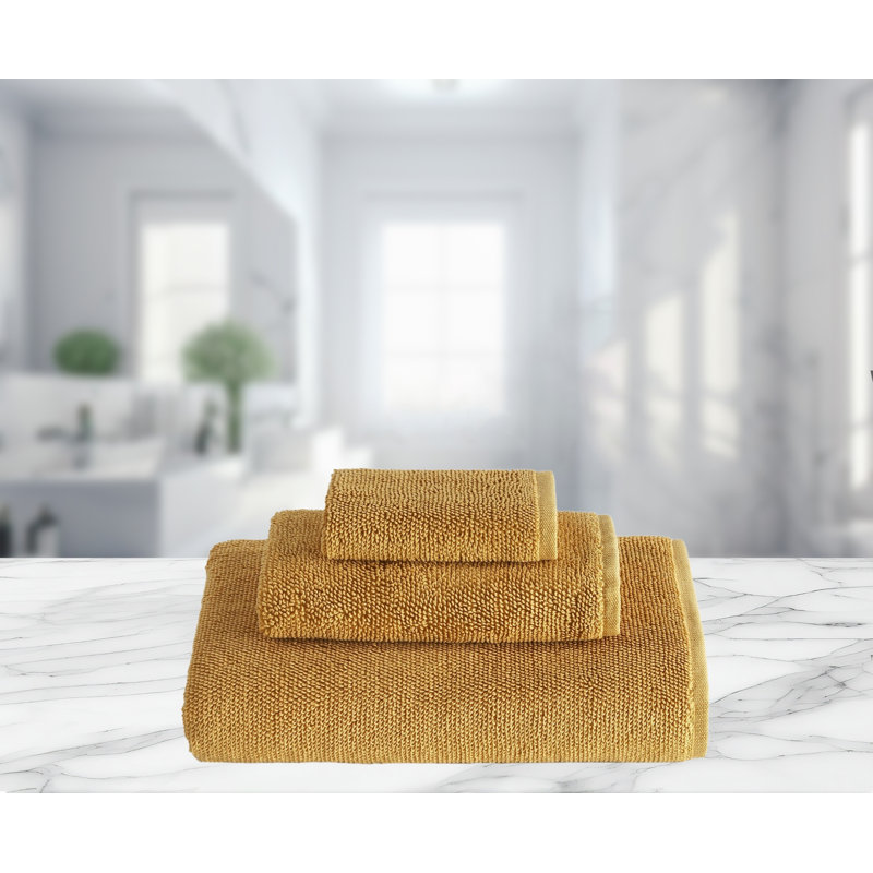 Ensemble de serviettes en coton Lerins, Safran