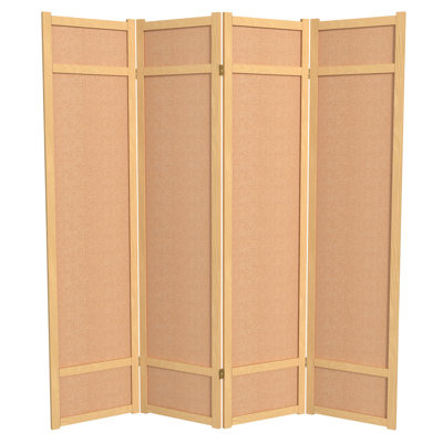 Clarke 6 ft. Tall Jute Room Divider