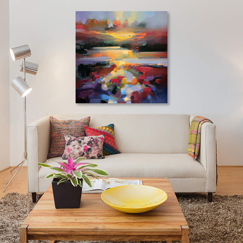 Glen Spean Red by Scott Naismith - Wrapped Canvas Painting, 45.72 cm H x 45.72 cm W x 1.91 cm D