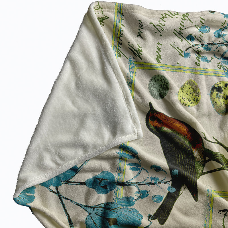 Couverture polaire Singing Bird, Bleu Explorer, L 50 po x L 60 po