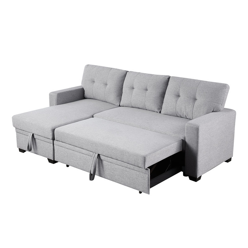 Canapé modulaire rembourré avec méridienne
