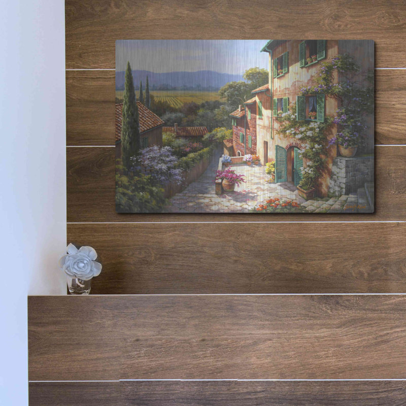 «Spring In The Valley» par Sung Kim, H 12 po x l 16 po x P 0,13 po