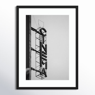 Cinema Marquee Sign Photo Print
