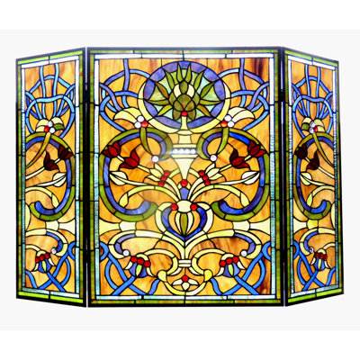 Mccarver Metal Fireplace Screen