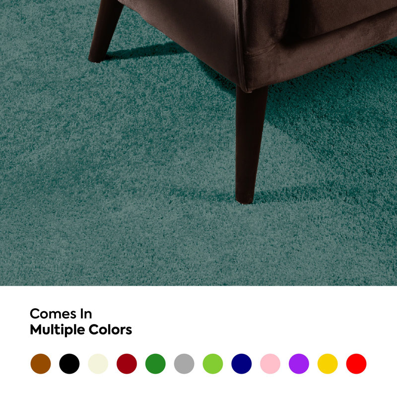 Tapis rond rond vert Melby, Ovale 10 pi x 12 pi