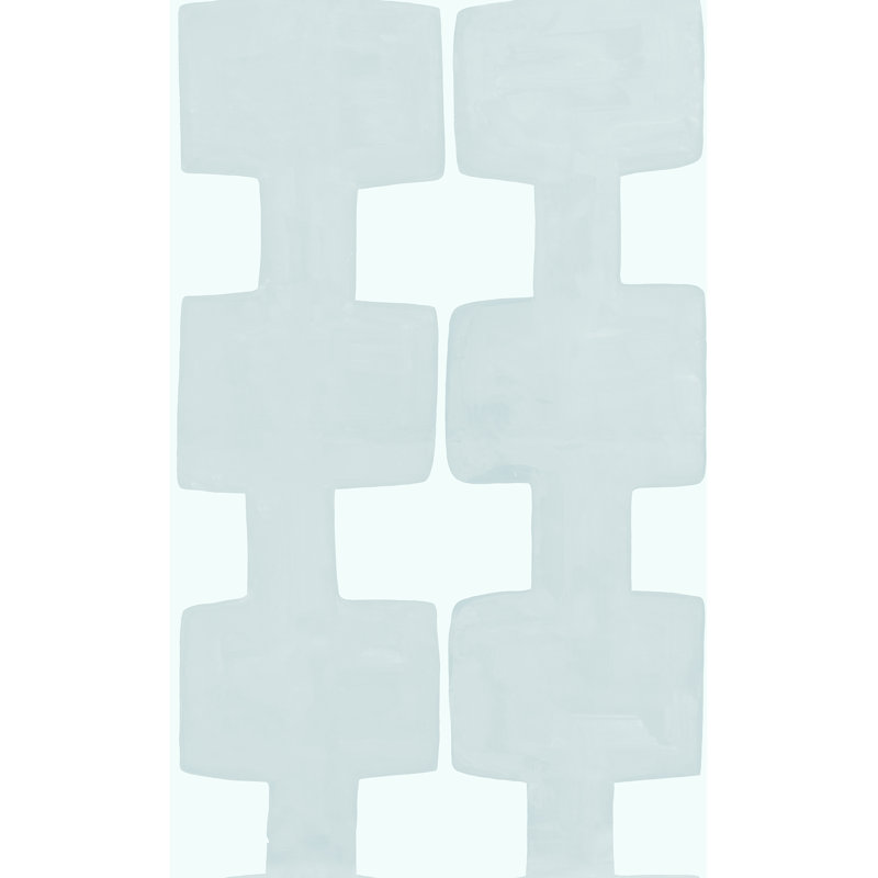 Rouleau de papier peint Paule Marrot, Bleu ardoise pâle