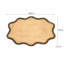 Scalloped Jute Braided Placemat - Natural Finish, 51 × 36 cm-1855894539